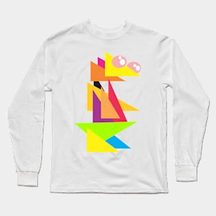 Triangle MOnster Long Sleeve T-Shirt